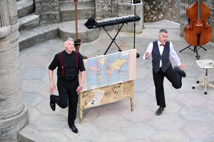 Adolf and Winston - Living Spit