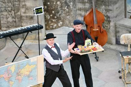 Adolf and Winston - Living Spit