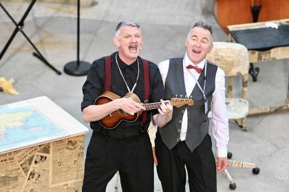 Adolf and Winston - Living Spit