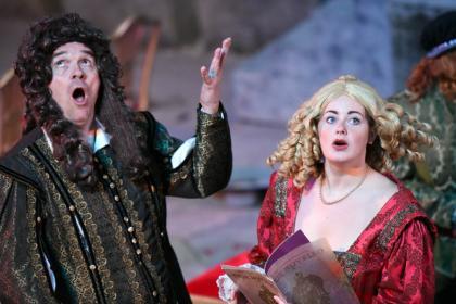 A scene from Cyrano De Bergerac