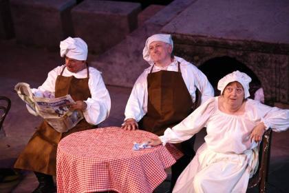 A scene from Cyrano De Bergerac