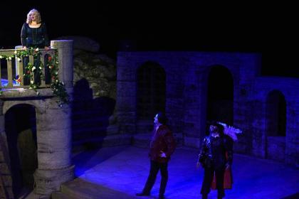 A scene from Cyrano De Bergerac