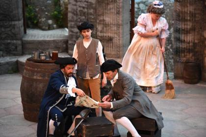A scene from Treasure Island