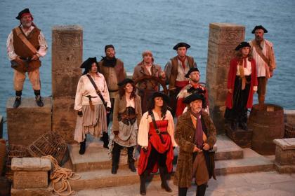 A scene from Treasure Island