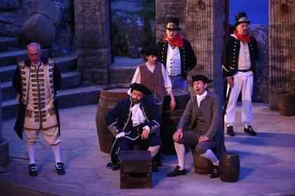 A scene from Treasure Island