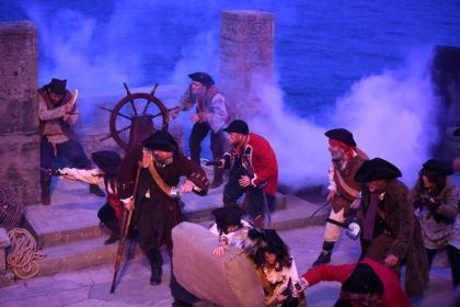 A scene from Treasure Island, 2017