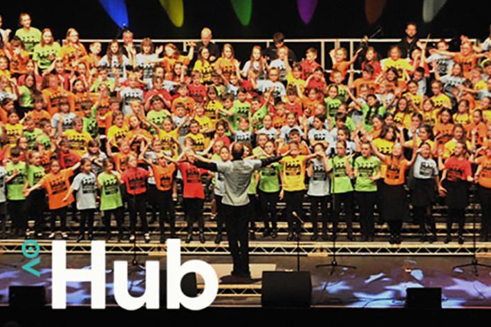 Massed choirs perform at Songfest