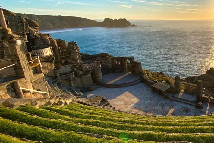 Dawn over the Minack