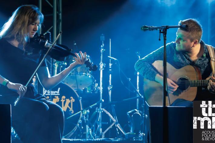 Elizabeth Davidson-Blythe & Daniel Quayle on stage