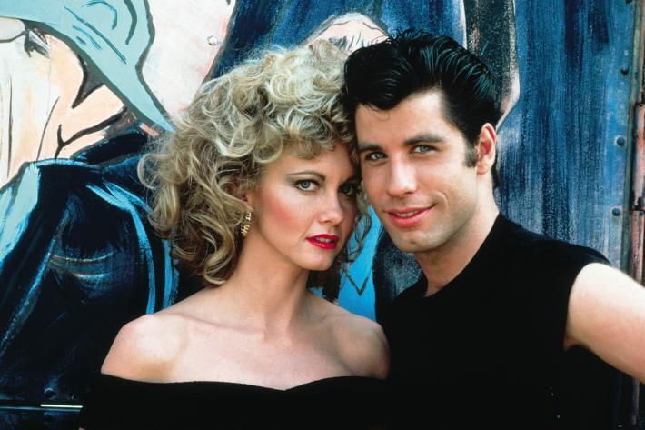 Still image from the film Grease